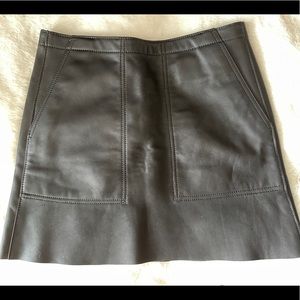 Leather skirt